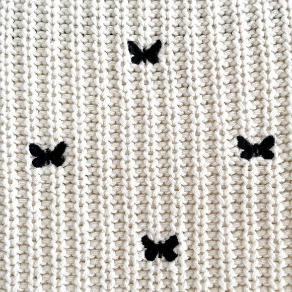 Zara Embroidered Butterfly Sweater - Picture 3 of 7